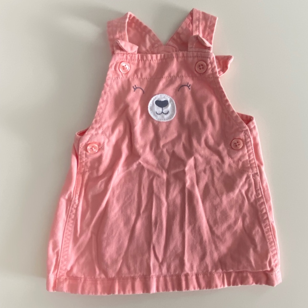 Baby girls bear jumper dress